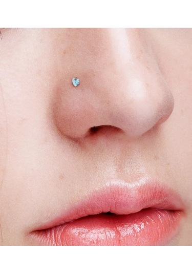 Spikes 316l Paslanmaz Çelikten Burun Kanadı Piercing İçin Karnesi, Nostril Ve Salyangoz Küpeleri 148976848 Beyaz