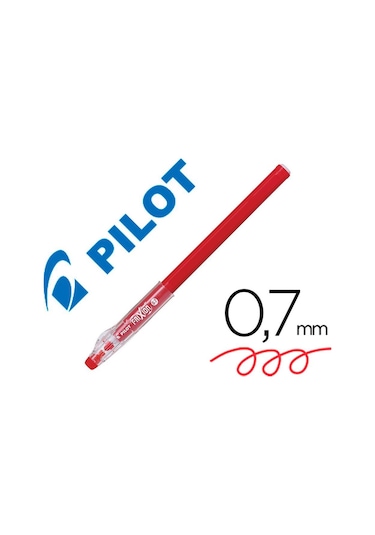 Pilot Frixion Ball Stick Roller Silinebilir Jel Kalem 0.7 mm Kırmızı F05-R 6 Adet
