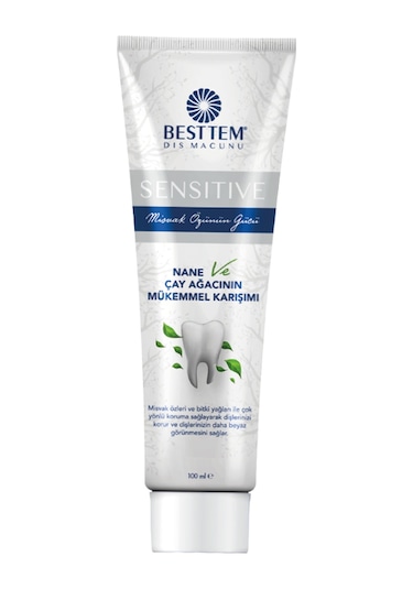 Besttem Sensitive Nane Çay Ağacı Diş Macunu 100 G