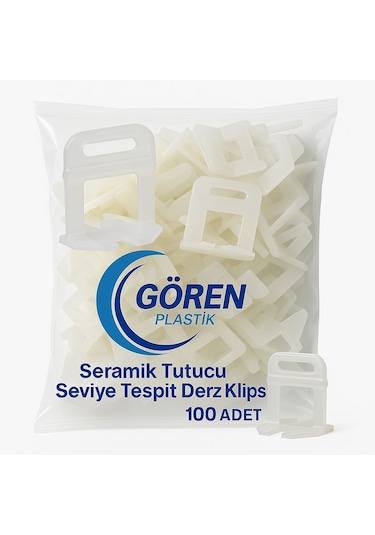 Seramik Tutucu Seviye Tespit Derz Klipsi 100 Adet - 1mm Derz Aralığı