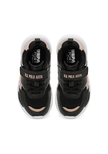 U.s. Polo Assn. Termınal Jr 4pr Siyah Kız Çocuk Spor Ayakkabı 101884830 Siyah