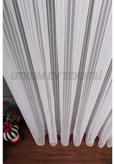 Kalın Çizgili Armür Tül Perde Akdz 1032