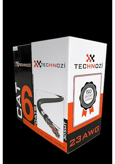 Technozi 305 Metre Cat6 Ethernet Kablosu