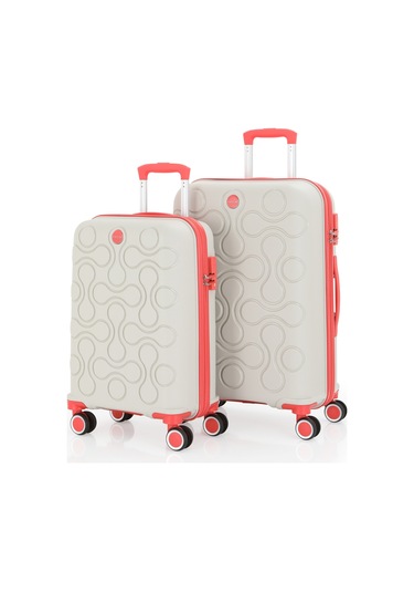 Mçs Polipropilen 2li Valiz Seti Orta & Kabin V376 S23sy1000049-set 00435 2'li Set Çok Renkli