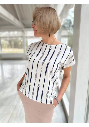 Nıka & Collectıon Ceket Altı Giyilebilen Kısa Kollu Bluz 221901284