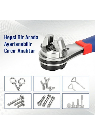 Workpro Wp272063 7-22mm Cr-v Profesyonel Ayarlanabilir 200mm Cırcır Anahtar