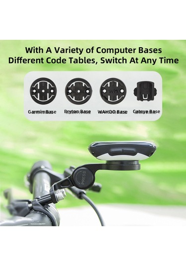 Gub Bisiklet Bilgisayar Montaj Alüminyum Alaşımlı Bisiklet 669 Siyah