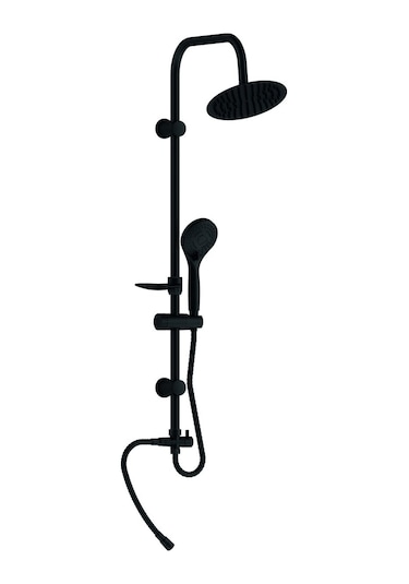 Gpd Sürgülü Duş Seti 3 Fonksiyonlu El Duşu Ile Siyah Dst19-2-S Diğer