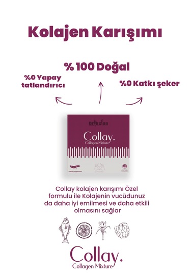 Collay Kolajen Karışımı Tozu (Balık Kolajeni) (30saşe)