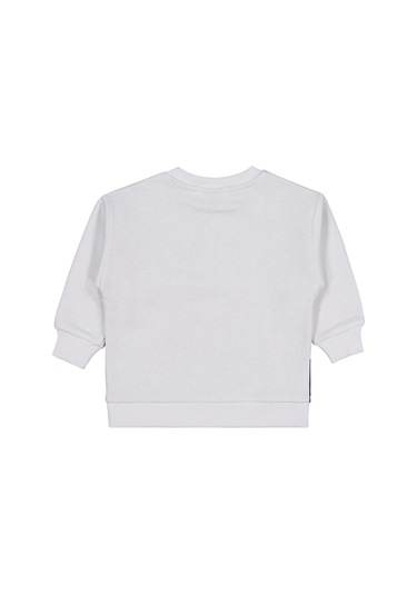 Batman Baskılı 2-5 Yaş Sweatshirt - Gri Açık Gri