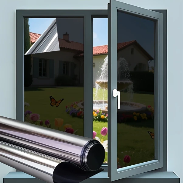 Gateesat 35.43 Inch Geniş Yükseltilmiş Güneşten Koruma Filmi, Isı Yalıtımı, Gümüş Gri 3m