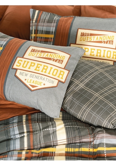 Cotton Box Masculine Çift Kişilik Nevresim Takımı Ramiro Tarçın