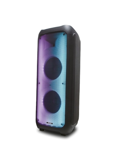 Rose Hp-2400 Partybox Kablosuz Çift El Mikrofonlu Sarjlı Bluetooth Dual 10 Hoparlör