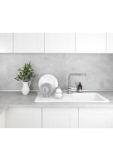 Wenko Bulaşılık Metal 35 X 9 X 35 Cm, Gümüş