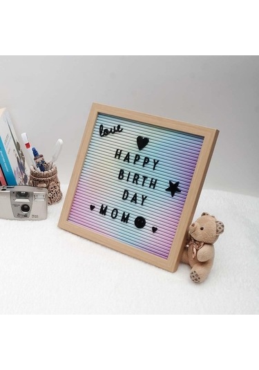 Space Yazı Panosu Mesaj Tahtası, 121 Siyah Harf Karakterli