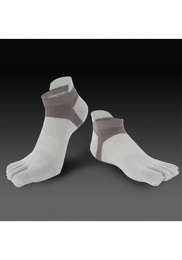 Homyl Erkekler Ve Kadınlar Için Ayak Bileği Çorap Pamuklu Gri