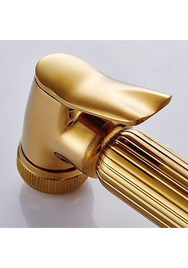 Trendooze Homyl Bakır Tuvalet Bide Püskürtücü Altın Duş Başlığı El Altın