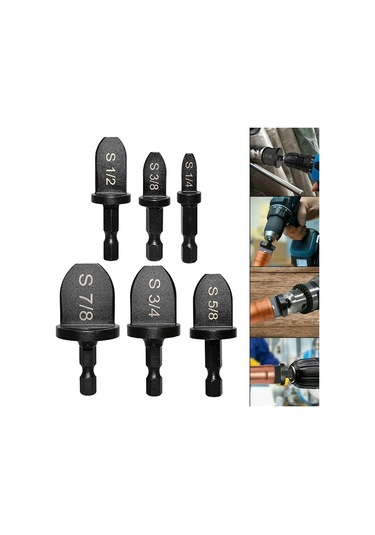 Suntek 6 Adet Dövme Aracı Matkap Ucu Seti Klima Tüpü