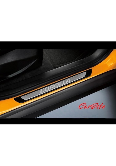 Toyota Corolla Tüm Modeller Uyumlu Old Krom Kapı Eşiği Koruyucusu 4 Prç.