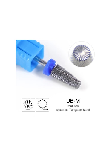 Konik Namlu Tırnak Matkap Uçları Tungsten Karbür Çivi Taşlama Kafası Freze Kesici 4xc Sert Yumuşak Jel Kaldırma Parlatma Dıy Araçları Gökyüzü Mavi