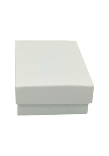 Beyaz Karton Kolye&bileklik&set Kutusu Süngerli 24 Adet