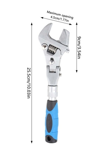 Pazly Tasarım Esnek Kafa Anahtar, Kompakt, Evrensel İnşaat Araçları, Çok Renkli, Ev Ve Araç Onarım İçin Uygun Çok Renkli