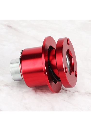 Geeroyoo Alüminyum 3 Delikli Direksiyon Hızlı Çıkarma Adaptörü - 360 Derece Hızlı Montaj, Dayanıklı Ve Tüm Aftermarket Direksiyonlarla Uyumlu