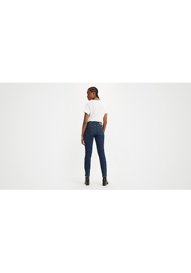 Rise Straight Kadın Jean Pantolon - Blue Swell Mavi
