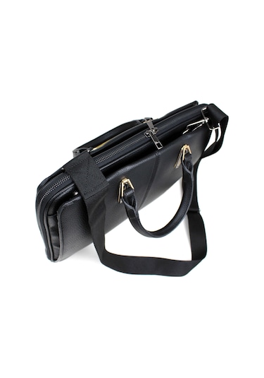 Kadın Siyah İpad Notebook 13 & 14 İnç Laptop Ve Evrak Çantası Siyah