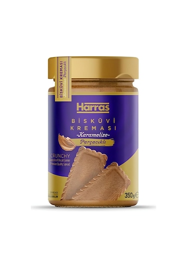 Karamelize Bisküvi Kreması Bisküvi Parçacıklı Crunchy 350 Gr X 3 Adet