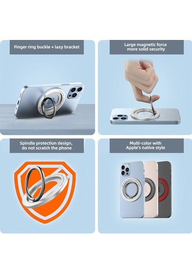 Tysm Joyjadehub Magsafe Parmak Yüzük Tutucu İçin Ankndo 1pc, Manyetik, Cn Kökenli, İphone Uyumlu 14 13 12 Pro Max Uygun 1pc