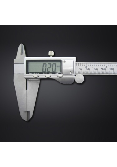 Jeemson Stainless Steel Dijital Mikrometre - 0-150mm Ölçüm Aralığı, 0.01mm Keskinlik, Lcd Ekran, Birim Değiştirme, İç/dış Çap Ve Derinlik Ölçümü