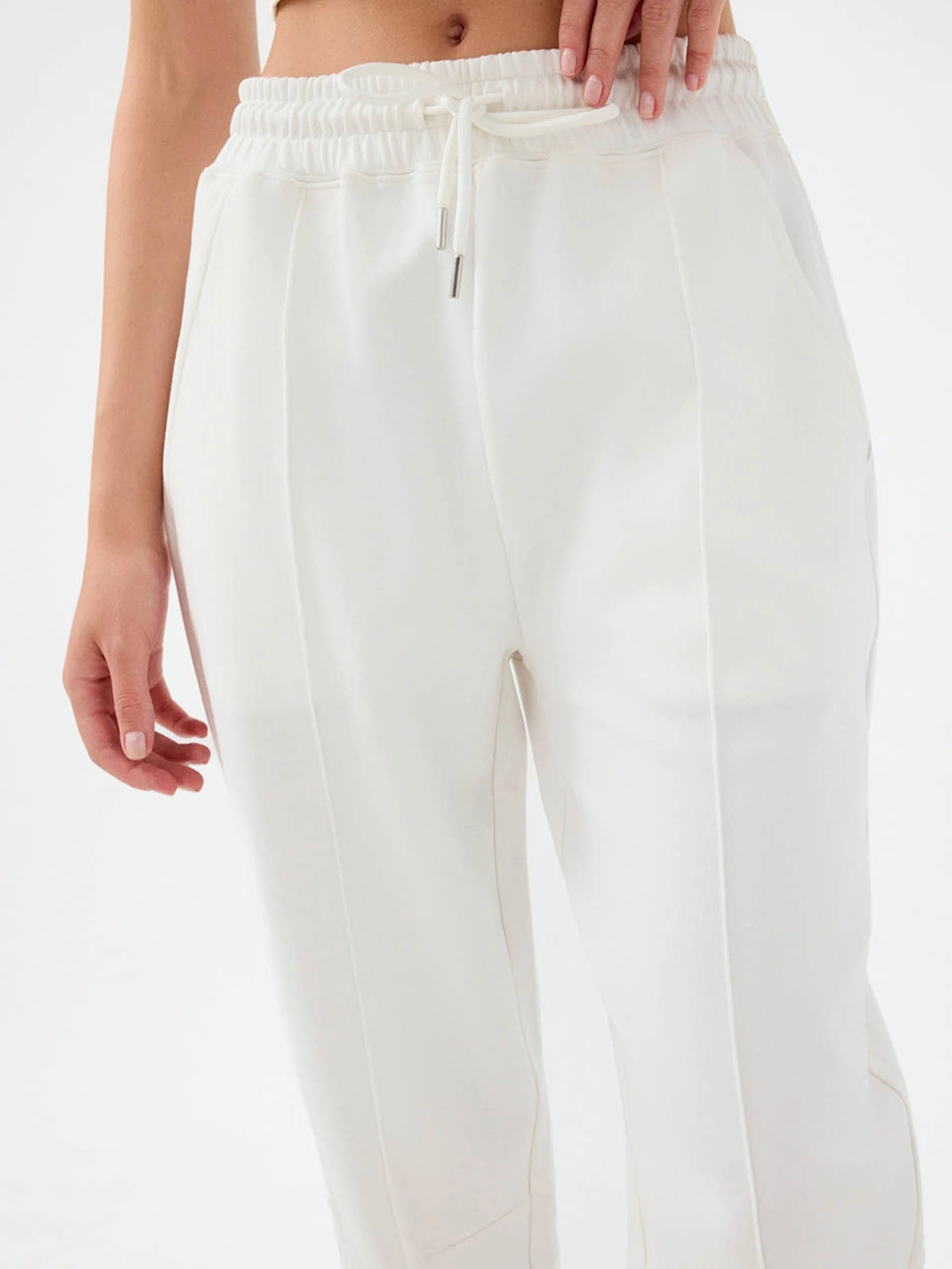 Loft Jogger Fit Beyaz Kadın Eşofman Altı Lf2038218 Beyaz