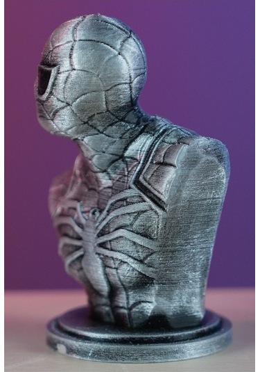 Spider Man - Örümcek Adam Boyalı Büst / Figür - Biblo 10 Cm