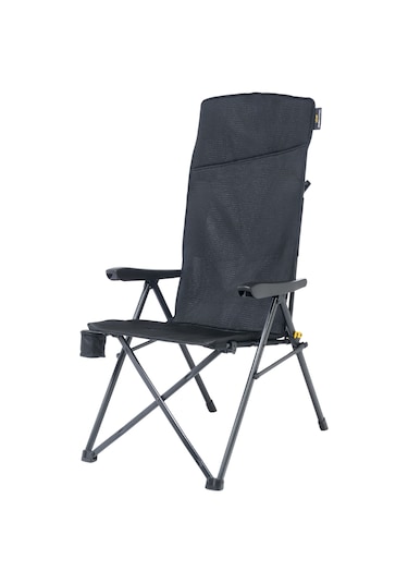 Uquip Justy Xl Comfort+ Black Edition 3 Pozisyonlu Konforlu Kamp Sandalyesi Siyah