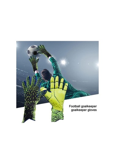 Artfulabode Yetişkin Ve Tasarım Su Skycıty Profesyonel Kaymaz Kaleci İçin Geçirmez Futbol Eldiveni Çocuk & - Gk Yeşil