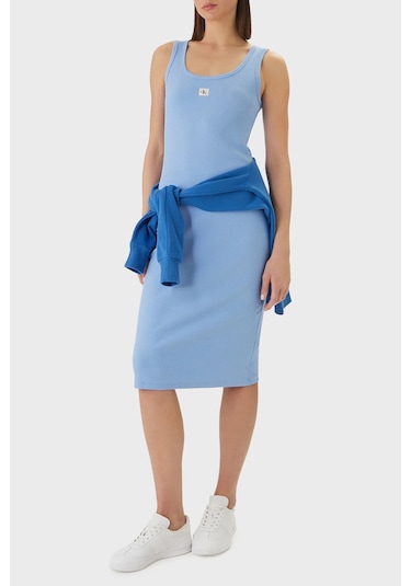 Calvin Klein Bayan Elbise Lv047f257g C32 Mavi Mavi Calvin Klein Bayan Elbise Lv047f257g C32 Mavi Mavi