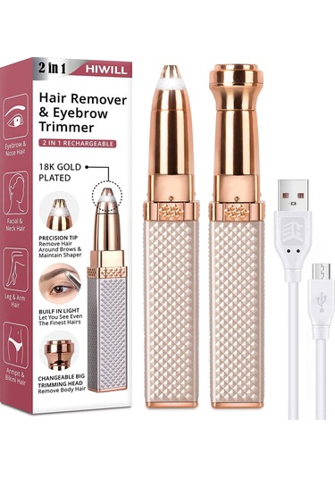 Ruicoo Usb Şarjlı Döner Diskli 2w 600mah Ni-mh Pil Abs+uv Elektrikli Kaş Tıraş Makinesi Renkli Çok Renkli