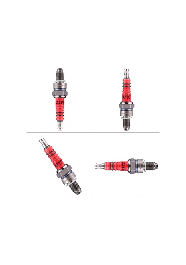 Konesam Scooter Atv Quad Gy6 50-150cc Motor İçin 5 Adet Üç Yollu Alevli, Dayanıklı Elektrotlu İgnitör, Performans Artırıcı Ve Yakıt Verimliliği Arttıran İçten Yanmalı Buji