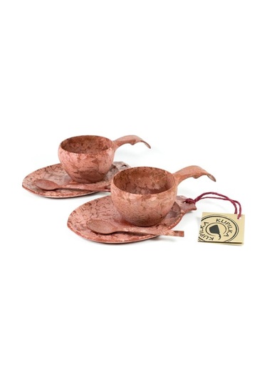 Kupilka Slow Down Bardak Tabak Kaşık Set Kırmızı Mz Kırmızı