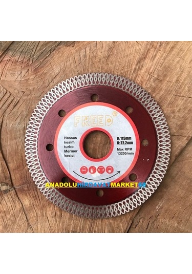 Freed 115 Mm İnce Granit Kesici Porselen Seramik Kesici Disk 1.2m
