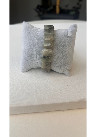 Labrodorit Bileklik Model 2 Çok Renkli