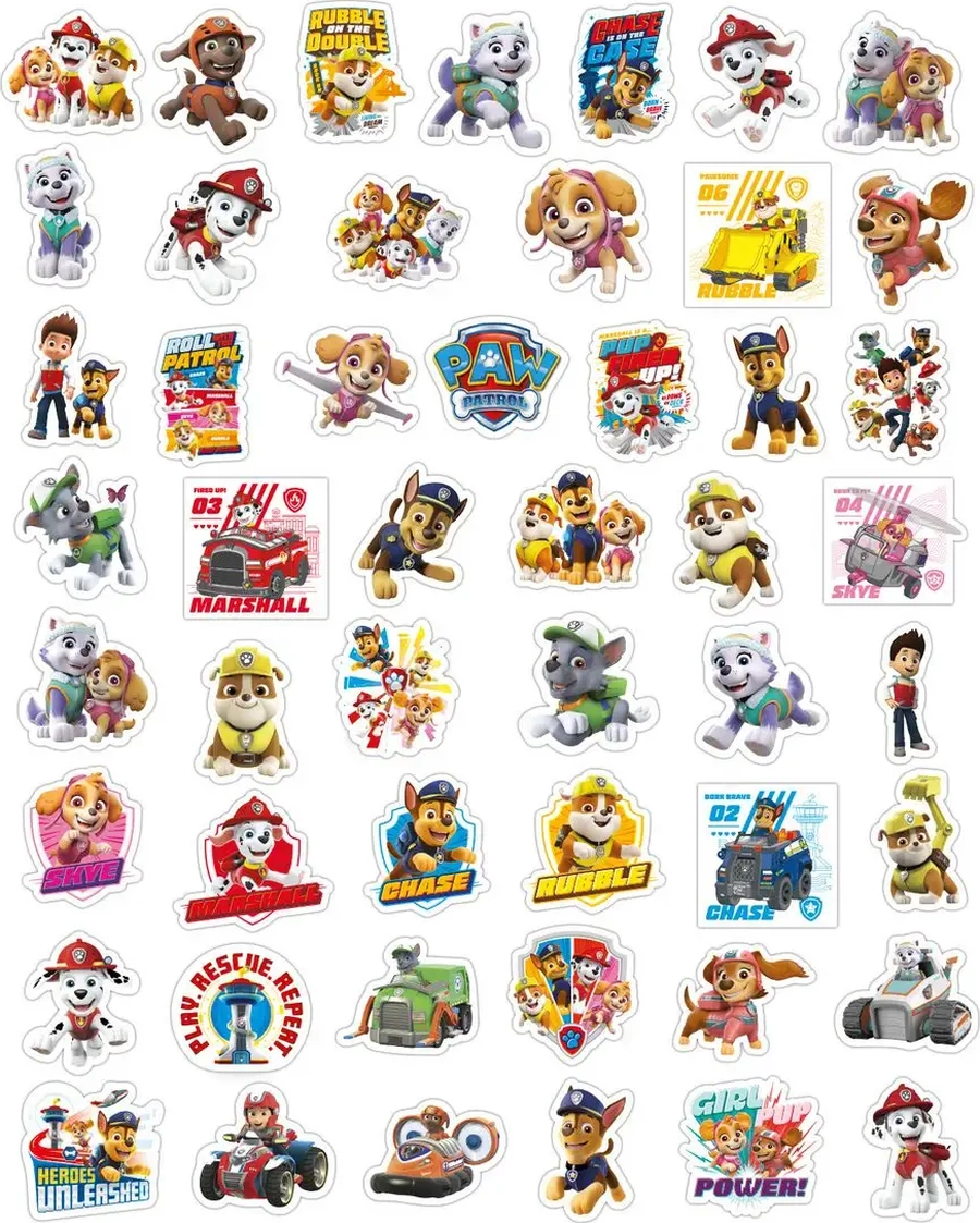 Priority. Paw Patrol Çıkartmaları 50 Adet 164776374