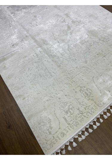 Dıamond Viskon Makina Halısı Whıte 200x300 Diğer