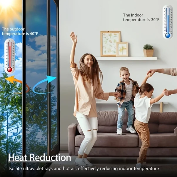 Gateesat 35.43 Inch Geniş Yükseltilmiş Güneşten Koruma Filmi, Isı Yalıtımı, Gümüş Gri 3m