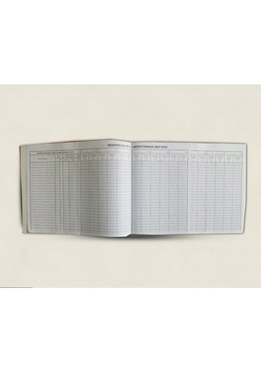 Turkuaz Değerlendirmeli Amortisman Defteri 100yp