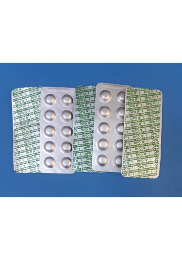 Havuz Suyu Serbest Klor Test Tableti Dpd1 50 Tablet
