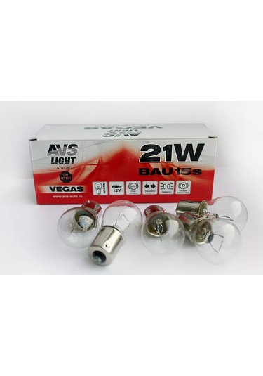 Avs Vegas Otomobil Sıcak Filament Ampulü 12v P21w Bau15s 10 Adet 182942483