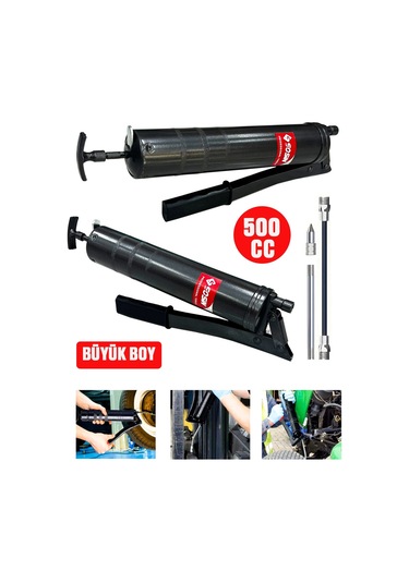 Rowermax Sosin Yüksek Basınçlı Gres Yağ Pompası 500 Cc Gres Tabancası