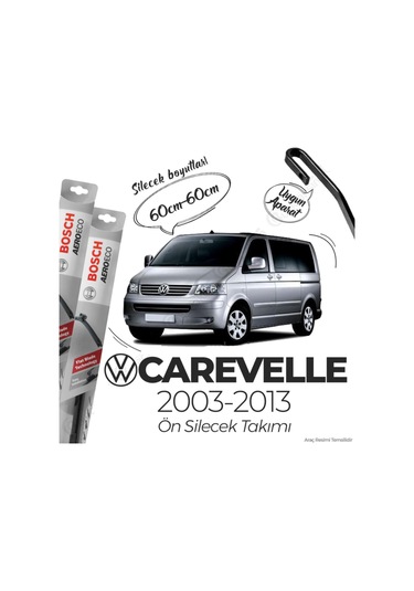 Volkswagen Caravelle T5 Muz Silecek Takımı 2003-2013 Bosch Aero